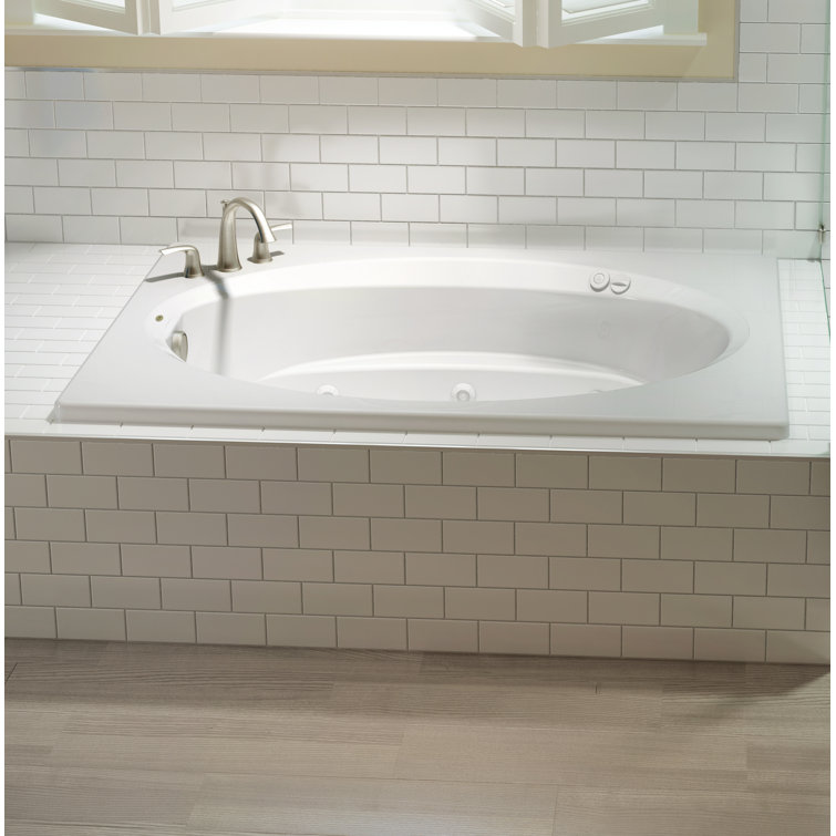 JACUZZI® Signature® 72" x 42" Drop In Whirlpool Bathtub Wayfair Canada